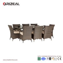 Outdoor Rattan 8-Seater Square Dining Set OZ-OR061
